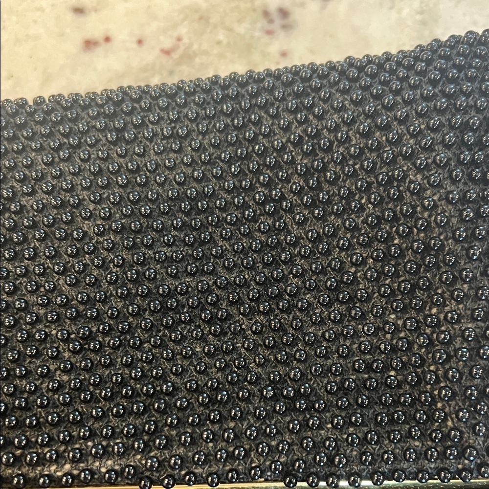 Elegant Black BeadedClutch Bag - Picture 2 of 7